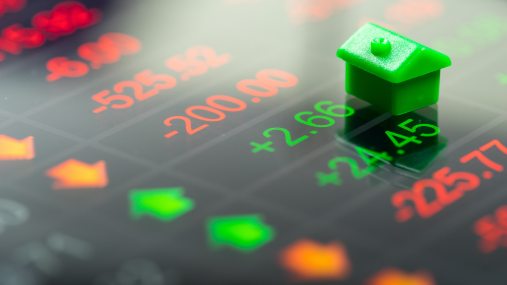 mortgage rate graph with home