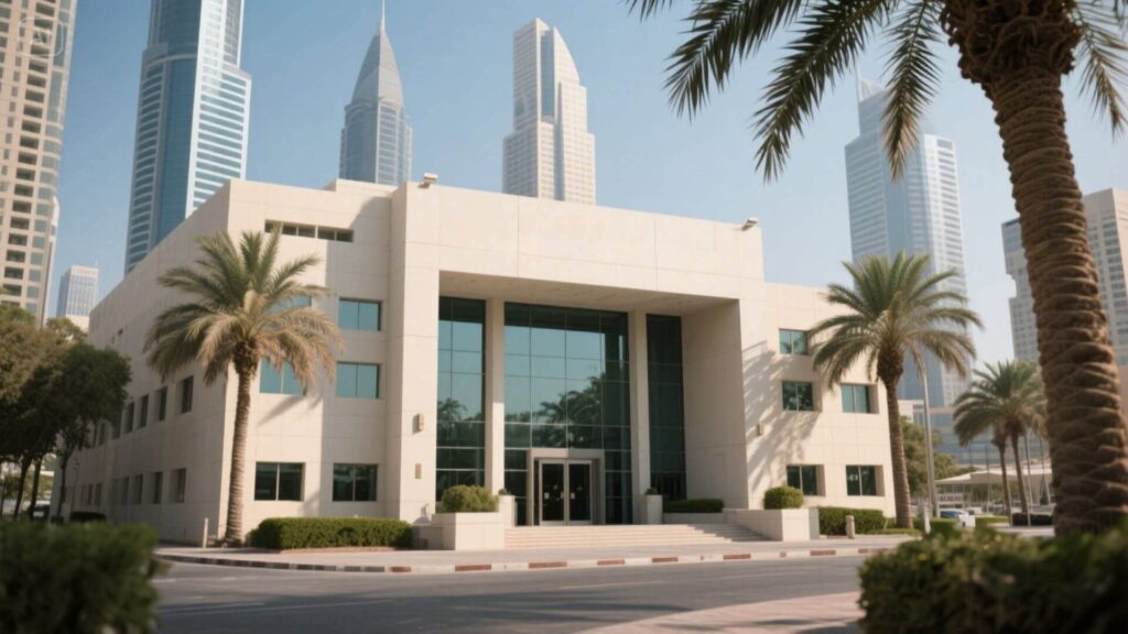 Dubai Land Department official building in Dubai